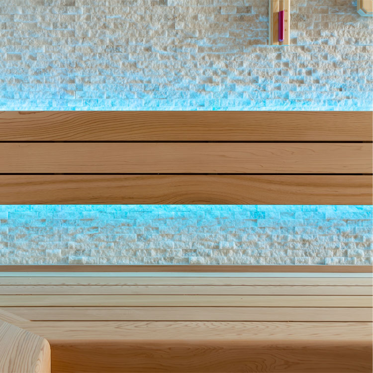 Finse Sauna | Red cedar | 250x250 | Zonder saunakachel | R6156K1 galerijafbeelding 9