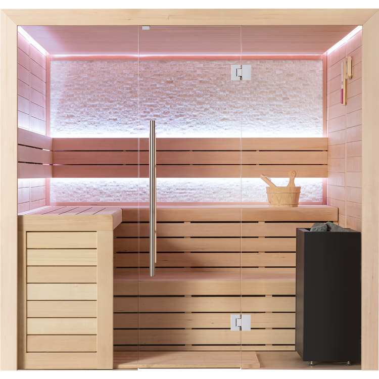 Finse Sauna | Hemlock | 220x200 | 9kW Virta | R6157N1 galerijafbeelding 10