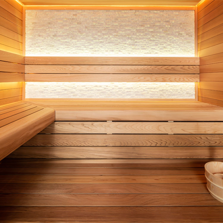 Finse Sauna | Red cedar | 220x200 | 9kW Virta | R6157N4 galerijafbeelding 5