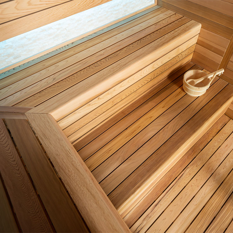 Finse Sauna | Red cedar | 220x200 | 9kW Virta | R6157N4 galerijafbeelding 18