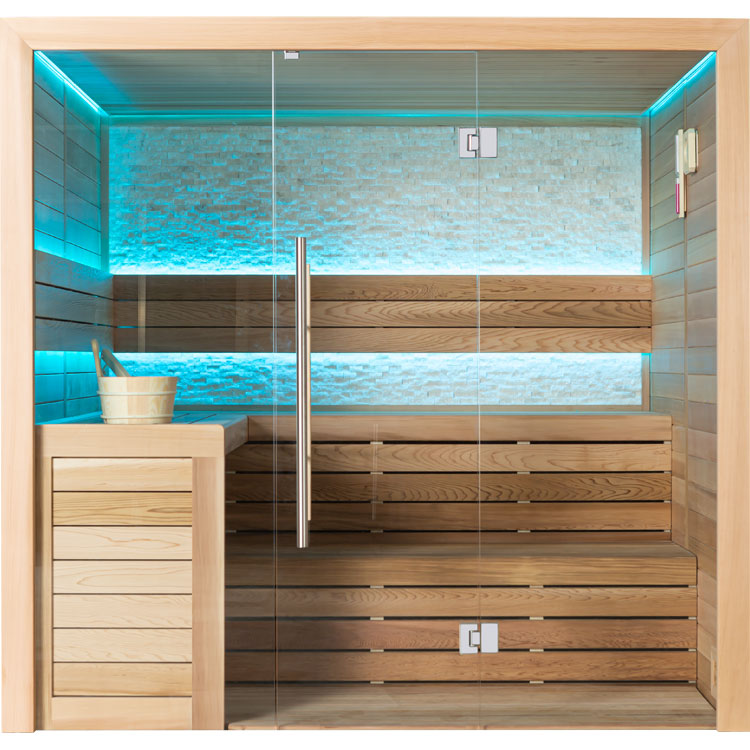 Finse Sauna | Red cedar | 220x200 | Zonder saunakachel | R6157N5 galerijafbeelding 2