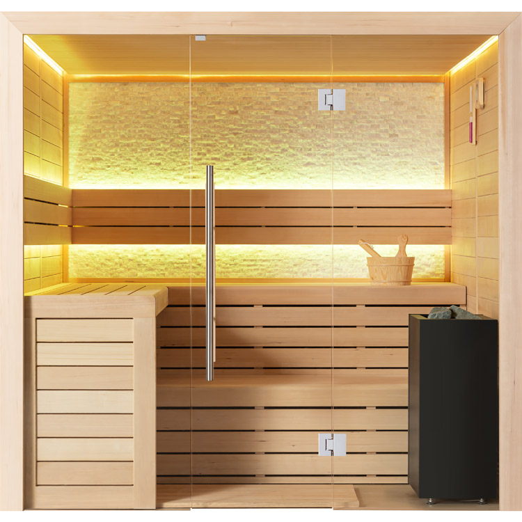 Finse Sauna | Hemlock | 200x170 | 9kW Virta | R6157O1 galerijafbeelding 9