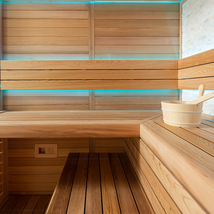 Finse Sauna | Red cedar | 200x170 | 9kW Virta | R6157O4 galerijafbeelding 4