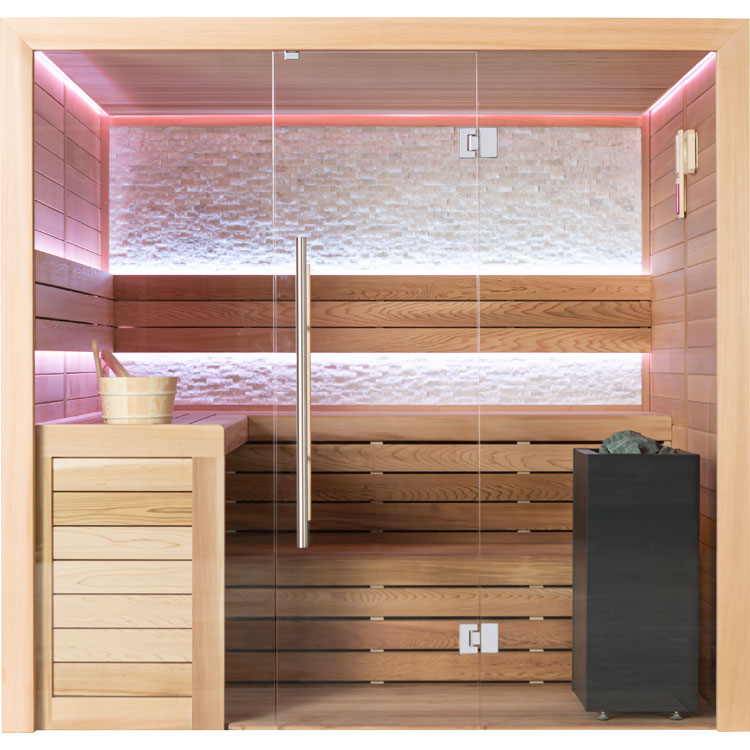 Finse Sauna | Red cedar | 200x170 | 9kW Virta | R6157O4 galerijafbeelding 12
