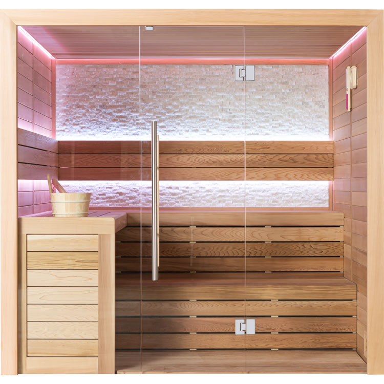 Finse Sauna | Red cedar | 200x170 | Zonder saunakachel | R6157O5 galerijafbeelding 1