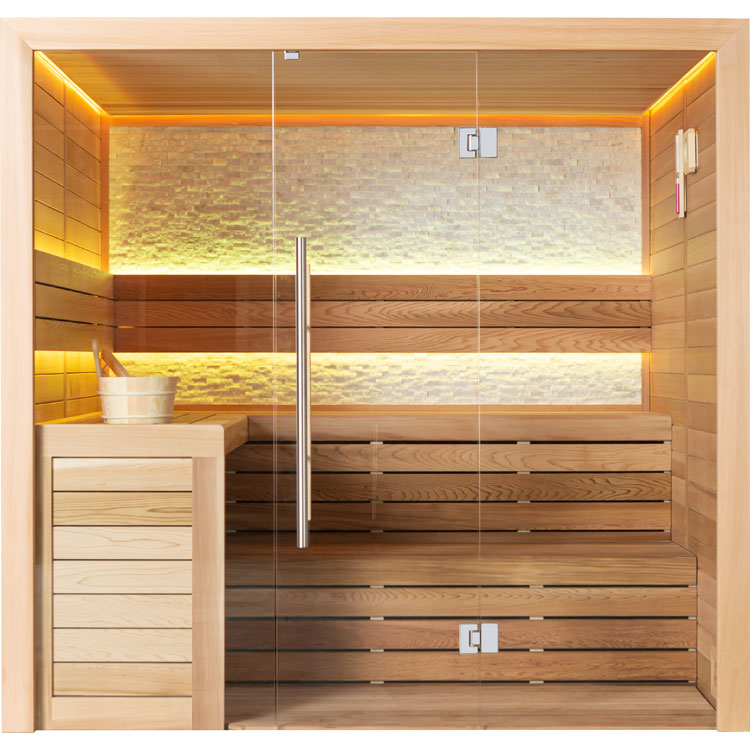 Finse Sauna | Red cedar | 180x160 | Zonder saunakachel | R6157P7 galerijafbeelding 10