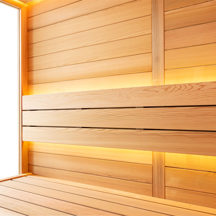 Finse Sauna | Red cedar | 180x160 | Zonder saunakachel | R6157P7 galerijafbeelding 16