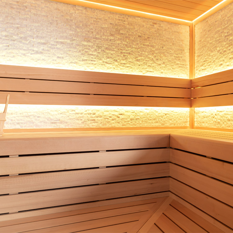 Finse Sauna | Hemlock | 220x200 | 9kW Cilindro | R6158N galerijafbeelding 4
