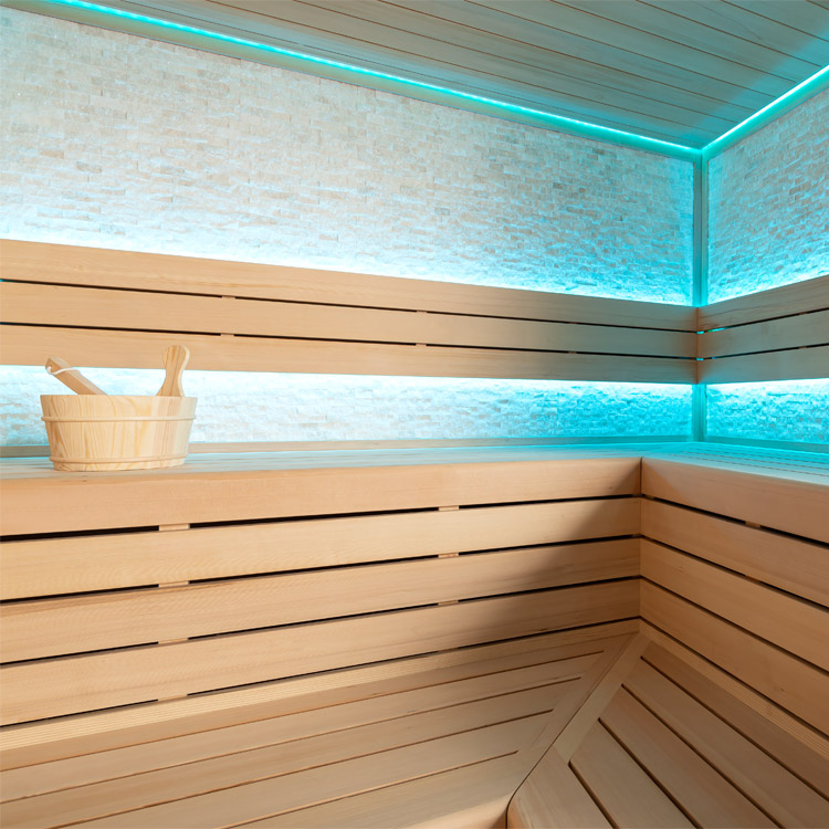 Finse Sauna | Hemlock | 220x200 | 9kW Virta | R6158N1 galerijafbeelding 8