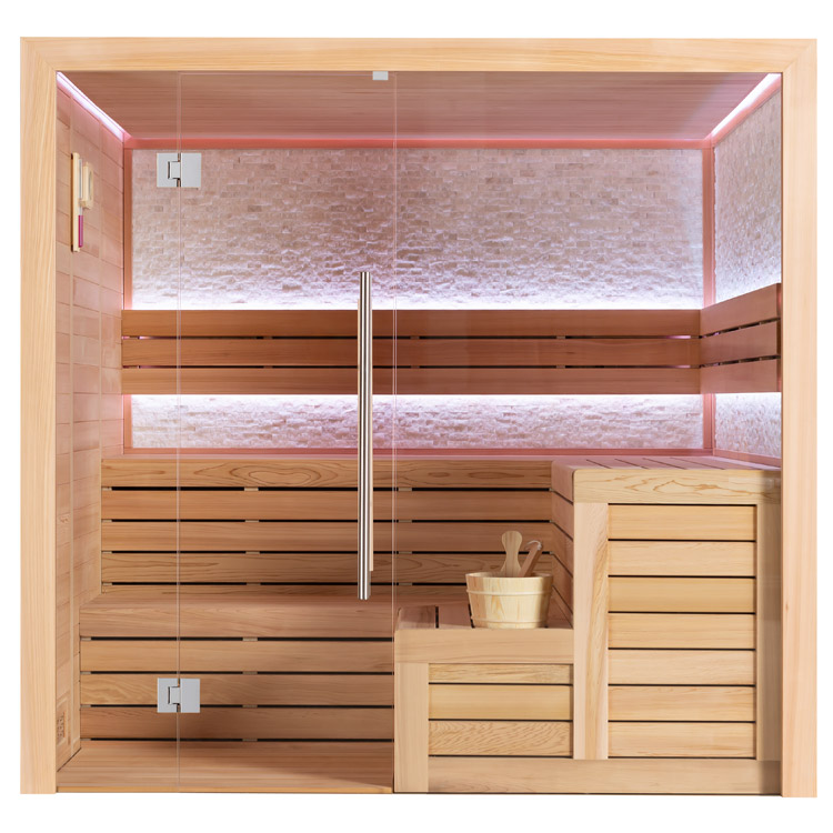 Finse Sauna | Red cedar | 220x200 | Zonder saunakachel | R6158N5 galerijafbeelding 8