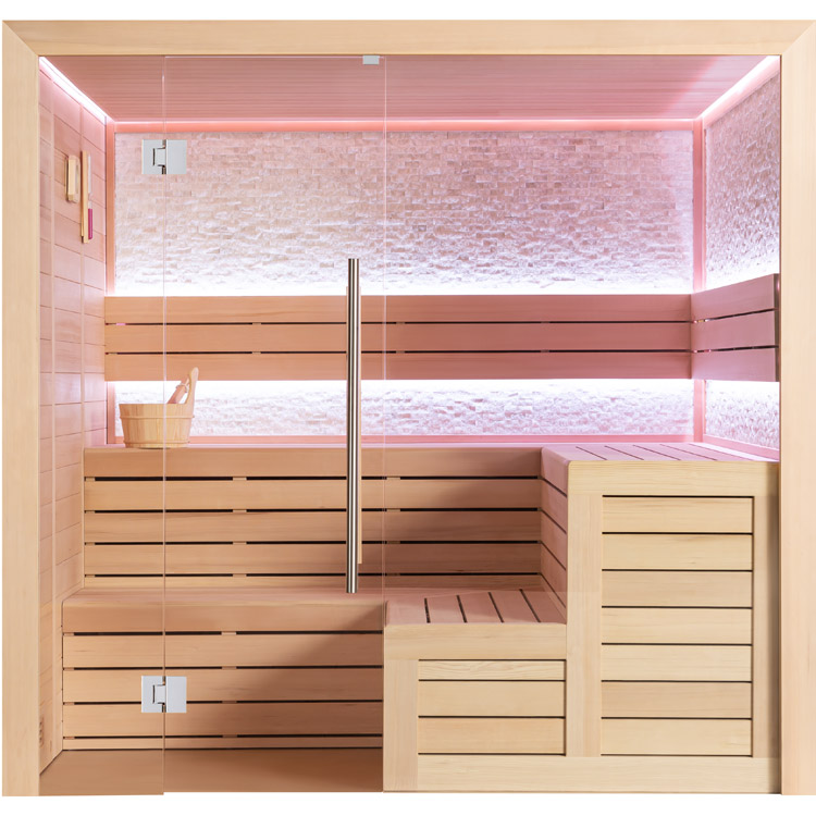 Finse Sauna | Hemlock | 200x180 | Zonder saunakachel | R6158O2 galerijafbeelding 1