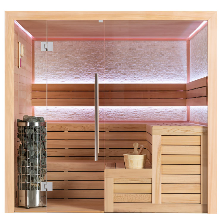 Hoofdafbeelding: Finse Sauna | Red cedar | 200x180 | 9kW Cilindro | R6158O3