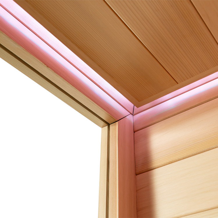 Finse Sauna | Red cedar | 240x200 | 10.8kW Virta | R6158K4 galerijafbeelding 12