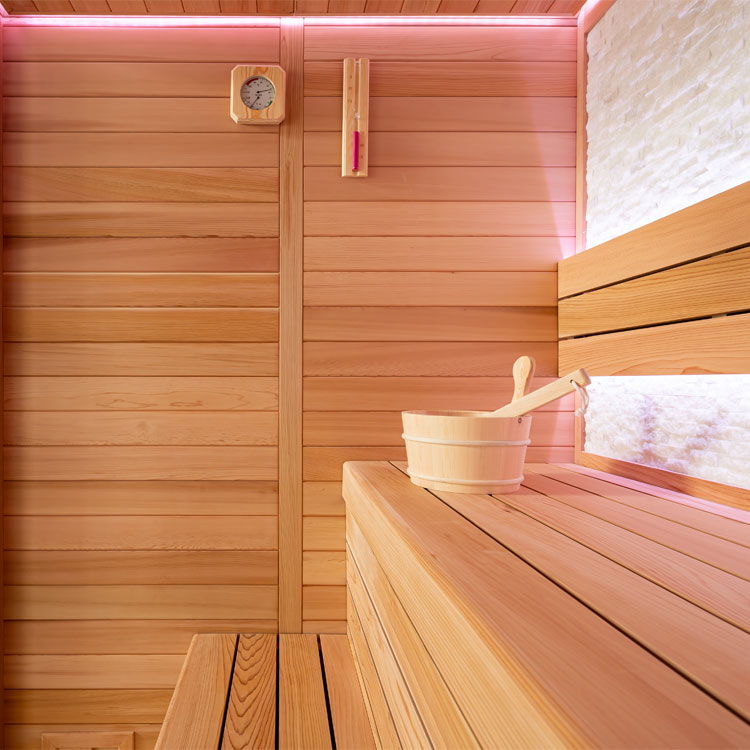 Finse Sauna | Red cedar | 200x160 | 9kW TheWall | R6159N4 galerijafbeelding 14