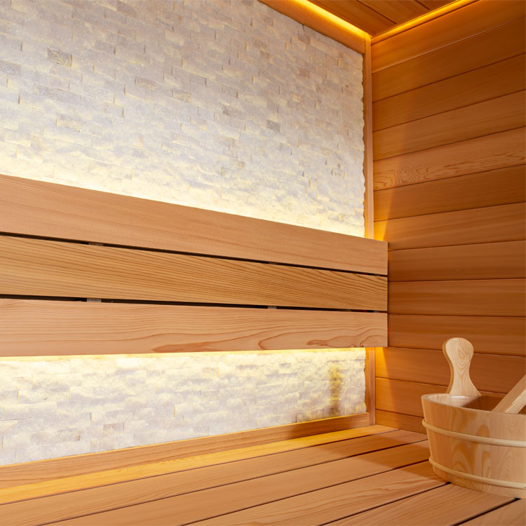 Finse Sauna | Red cedar | 160x150 | 6kW TheWall | R6159P6 galerijafbeelding 2