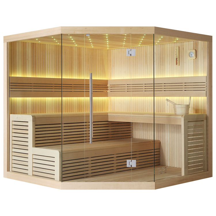 Finse Sauna | Hemlock | 220x220 | Zonder saunakachel | R6656N4 galerijafbeelding 9