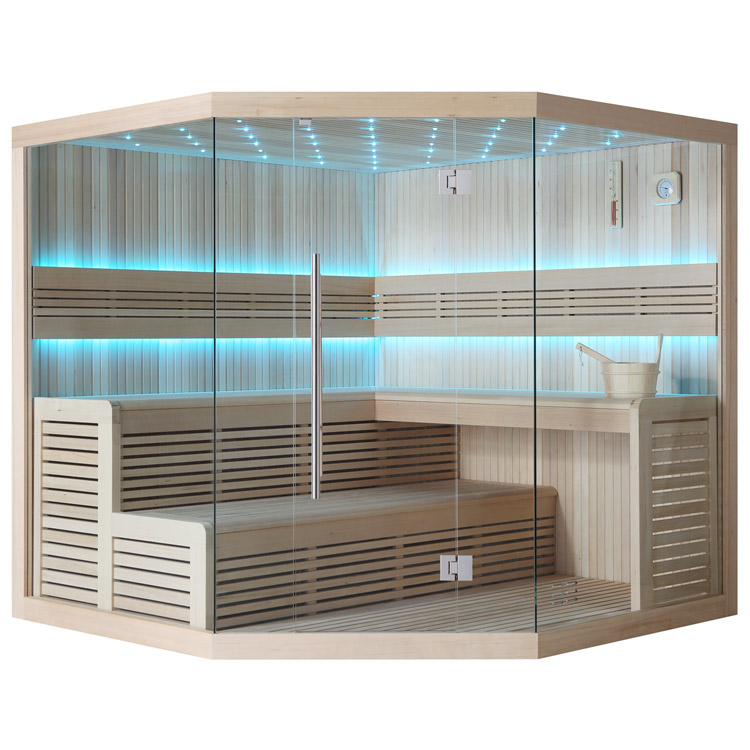 Finse Sauna | Hemlock | 220x220 | Zonder saunakachel | R6656N5 galerijafbeelding 12