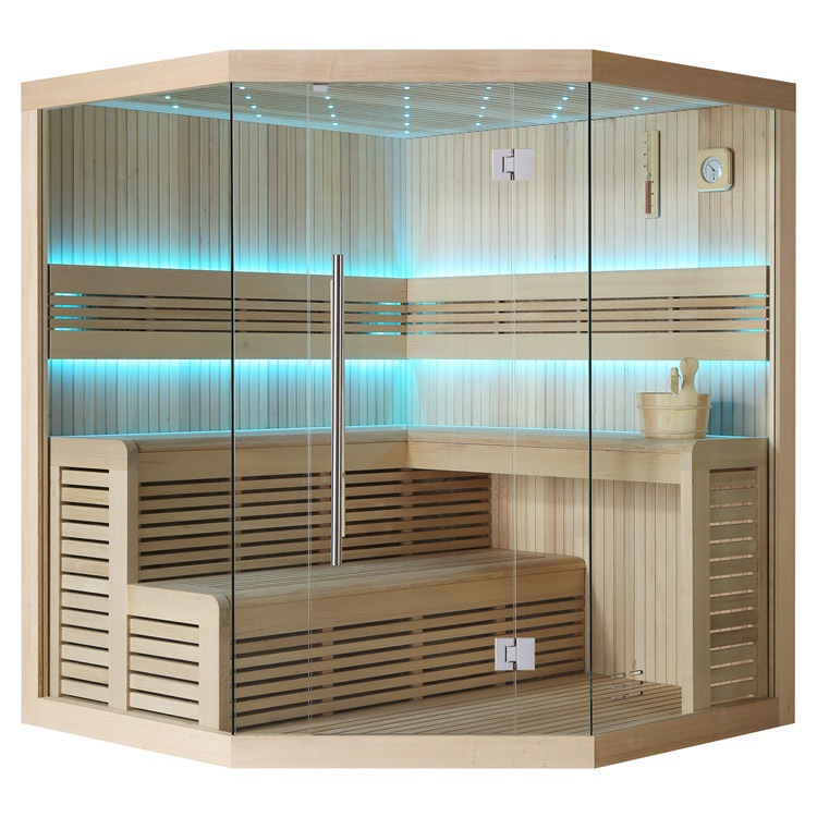 Finse Sauna | Hemlock | 200x200 | Zonder saunakachel | R6656O3 galerijafbeelding 2
