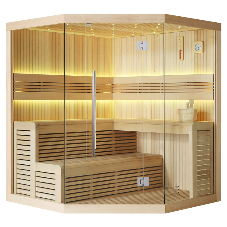 Finse Sauna | Hemlock | 200x200 | Zonder saunakachel | R6656O3 galerijafbeelding 9