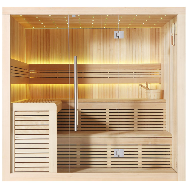 Hoofdafbeelding: Finse Sauna | Hemlock | 220x200 | Zonder saunakachel | R6657N3