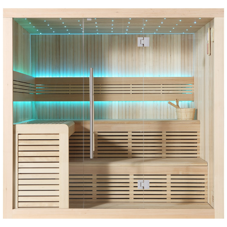 Finse Sauna | Hemlock | 220x200 | Zonder saunakachel | R6657N3 galerijafbeelding 2