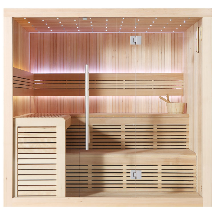 Finse Sauna | Hemlock | 220x200 | Zonder saunakachel | R6657N3 galerijafbeelding 9