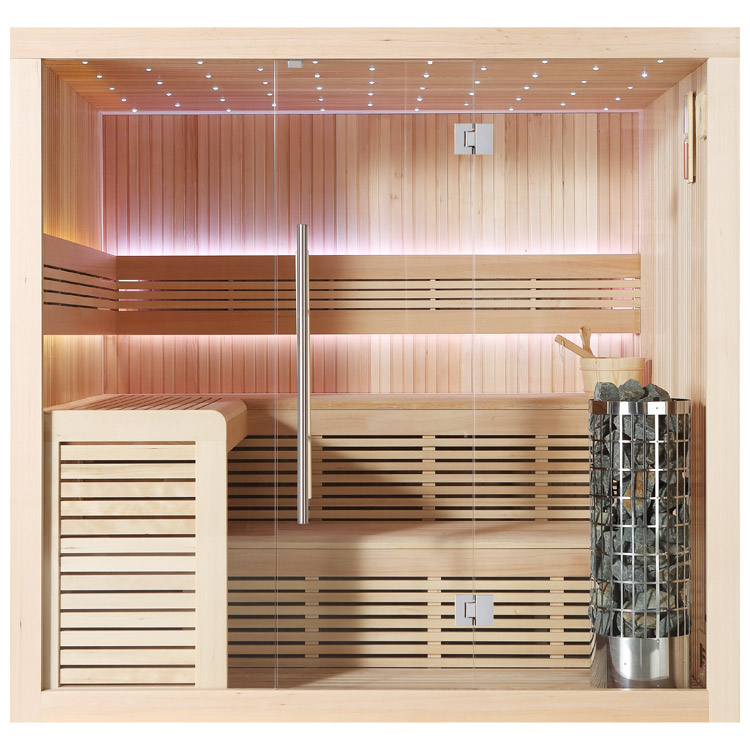 Finse Sauna | Hemlock | 220x200 | 9kW Cilindro | R6667N galerijafbeelding 3