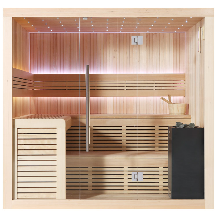 Finse Sauna | Hemlock | 220x200 | 9kW Virta | R6667N1 galerijafbeelding 2