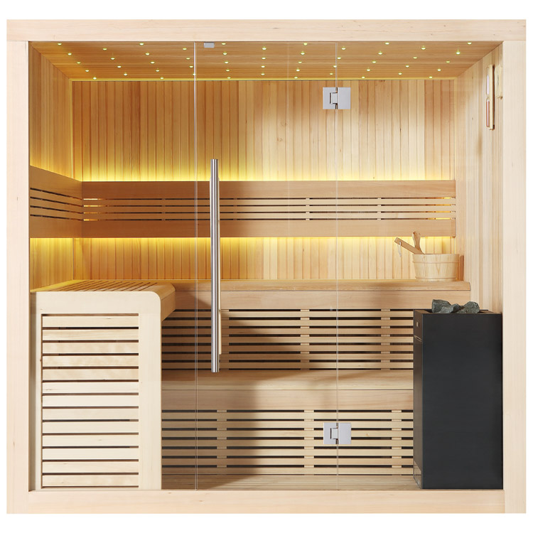 Finse Sauna | Hemlock | 220x200 | 9kW Virta | R6667N1 galerijafbeelding 9
