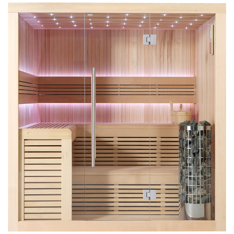 Finse Sauna | Hemlock | 200x170 | 9kW Cilindro | R6667O galerijafbeelding 7