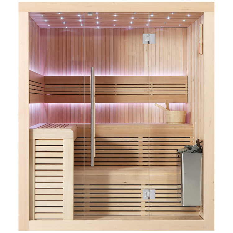 Finse Sauna | Hemlock | 180x150 | 9kW TheWall | R6667P1 galerijafbeelding 2
