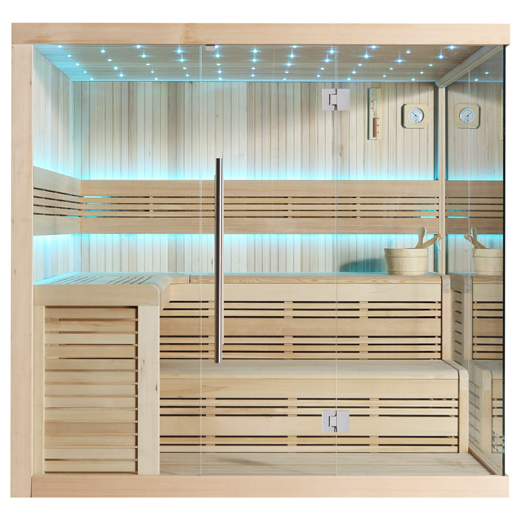 Finse Sauna | Hemlock | 220x200 | Zonder saunakachel | R6650N3 galerijafbeelding 10