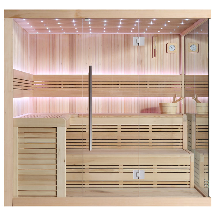 Finse Sauna | Hemlock | 220x200 | Zonder saunakachel | R6650N3 galerijafbeelding 12
