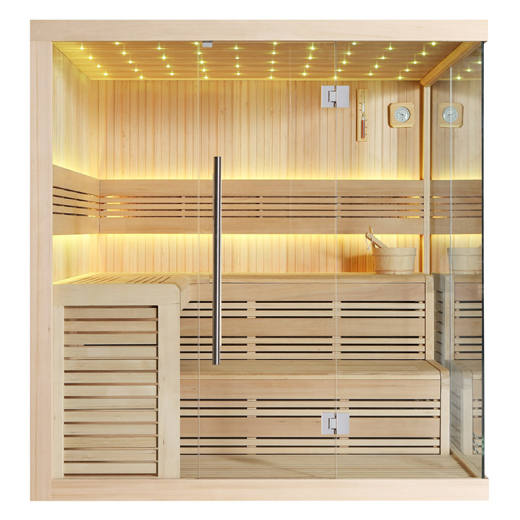 Hoofdafbeelding: Finse Sauna | Hemlock | 200x200 | Zonder saunakachel | R6650O3