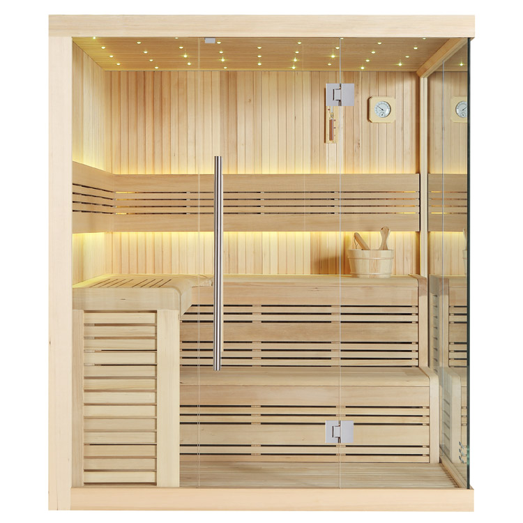 Finse Sauna | Hemlock | 180x180 | Zonder saunakachel | R6650P3 galerijafbeelding 8