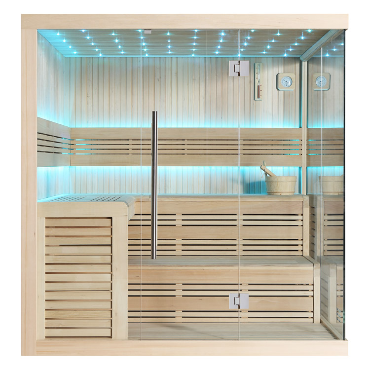 Finse Sauna | Hemlock | 180x180 | Zonder saunakachel | R6650P3 galerijafbeelding 9