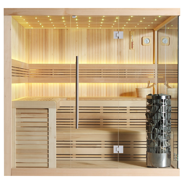 Finse Sauna | Hemlock | 220x200 | 9kW Cilindro | R6660N galerijafbeelding 9