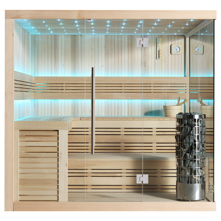 Finse Sauna | Hemlock | 220x200 | 9kW Cilindro | R6660N galerijafbeelding 10