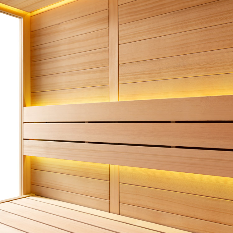 Finse Sauna | Hemlock | 220x220 | 9kW Virta | R6166N1 galerijafbeelding 9