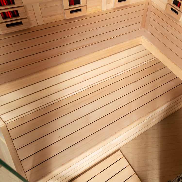 Combi Sauna | Hemlock | 220x220 | 9kW Cilindro | R6166N4 galerijafbeelding 15