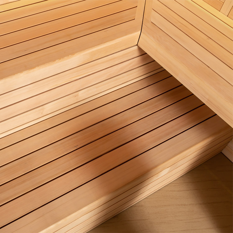 Finse Sauna | Hemlock | 200x200 | 9kW Cilindro | R6166O galerijafbeelding 16