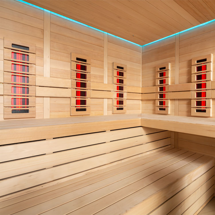 Combi Sauna | Hemlock | 200x200 | Zonder saunakachel | R6166O3 galerijafbeelding 11