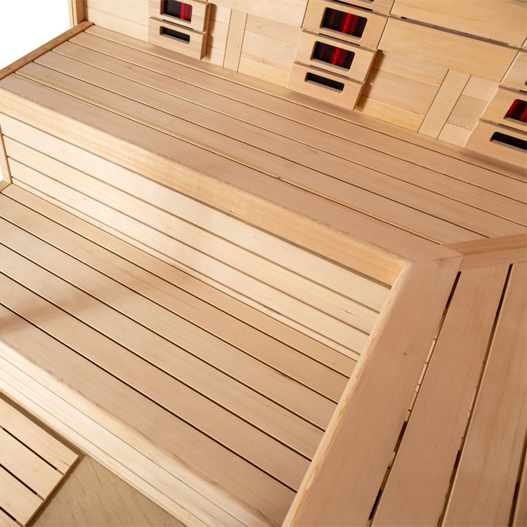 Combi Sauna | Hemlock | 200x200 | 9kW Cilindro | R6166O4 galerijafbeelding 7