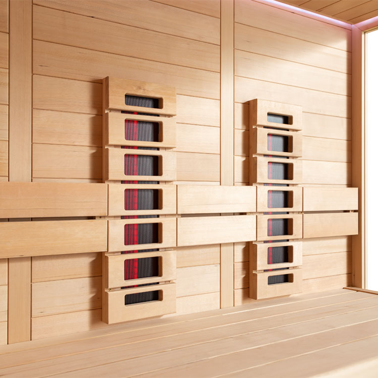 Combi Sauna | Hemlock | 200x200 | 9kW Cilindro | R6166O4 galerijafbeelding 16