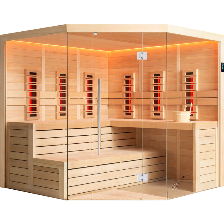 Combi Sauna | Hemlock | 180x180 | Zonder saunakachel | R6166P5 galerijafbeelding 10