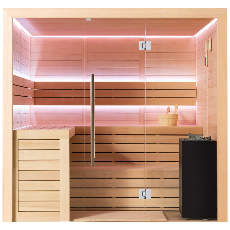 Finse Sauna | Hemlock | 220x200 | 9kW Virta | R6167N1 galerijafbeelding 14