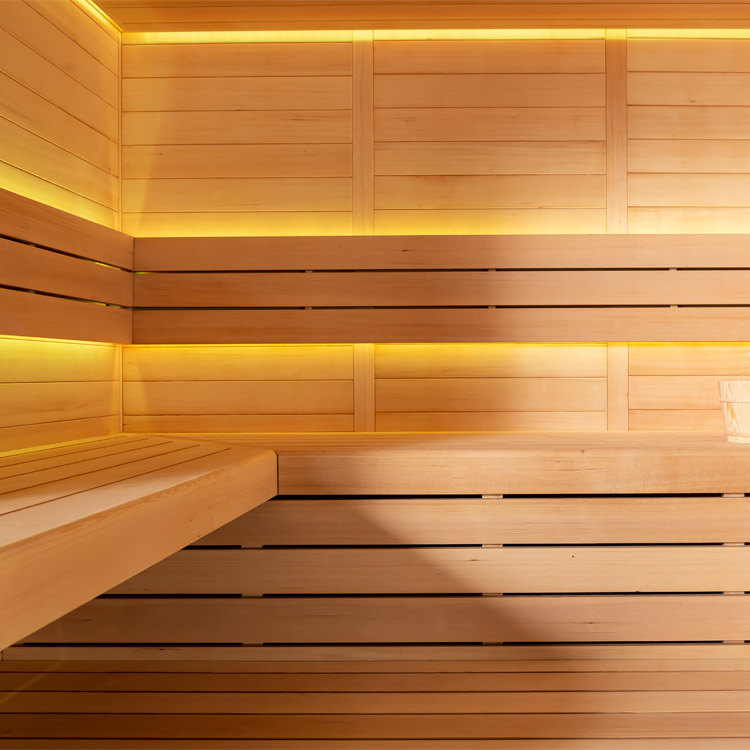 Finse Sauna | Hemlock | 220x200 | Zonder saunakachel | R6167N2 galerijafbeelding 11