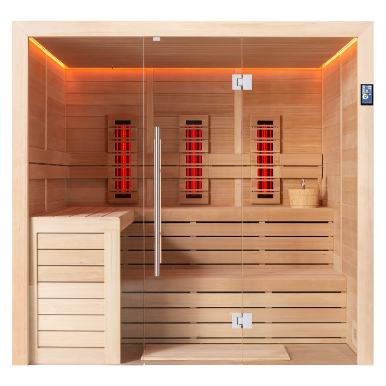 Combi Sauna | Hemlock | 220x200 | 9kW Cilindro | R6167N3 galerijafbeelding 7