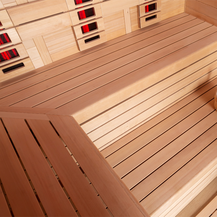 Combi Sauna | Hemlock | 200x170 | 9kW Cilindro | R6167O3 galerijafbeelding 3