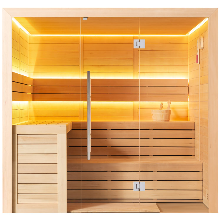 Finse Sauna | Hemlock | 180x160 | Zonder saunakachel | R6167P4 galerijafbeelding 10